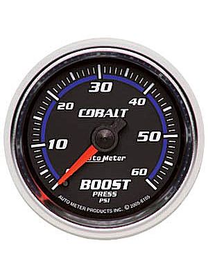 Auto Meter Cobalt Series Boost Gauge 0-60psi