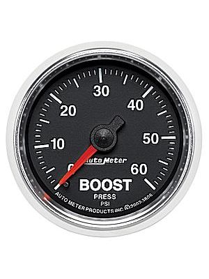 Auto Meter GS Series Boost Gauge 0-60psi