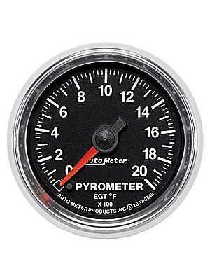 Auto Meter GS Series Pyrometer Gauge 0-2000F